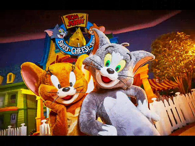 Create meme: Tom and Jerry , warner bros world abu dhabi, warner bros.