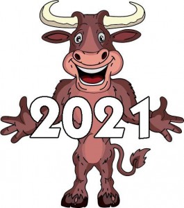 Создать мем: год быка, новый год быка, бык символ 2021 года