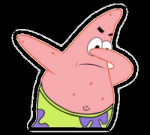 Create meme: stickers Patrick, Patrick deb, Patrick dab