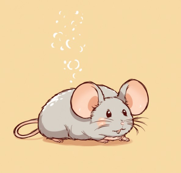 Создать мем: крыса иллюстрация, мышка мультяшная, мышка