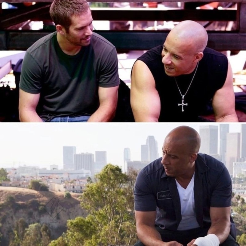 Create meme: Bush, the fast and the furious Paul Walker , fast and furious 7 