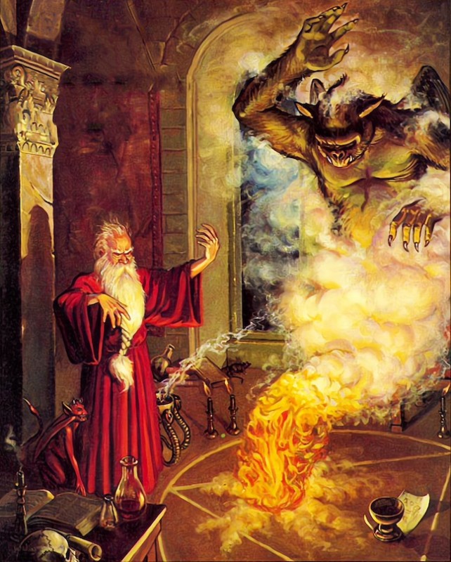Create meme: Brother Marcius "demonology", the sorcerer king, the sorcerer