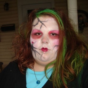 Create meme: pictures scary makeup bicici, Halloween makeup, spooky makeup