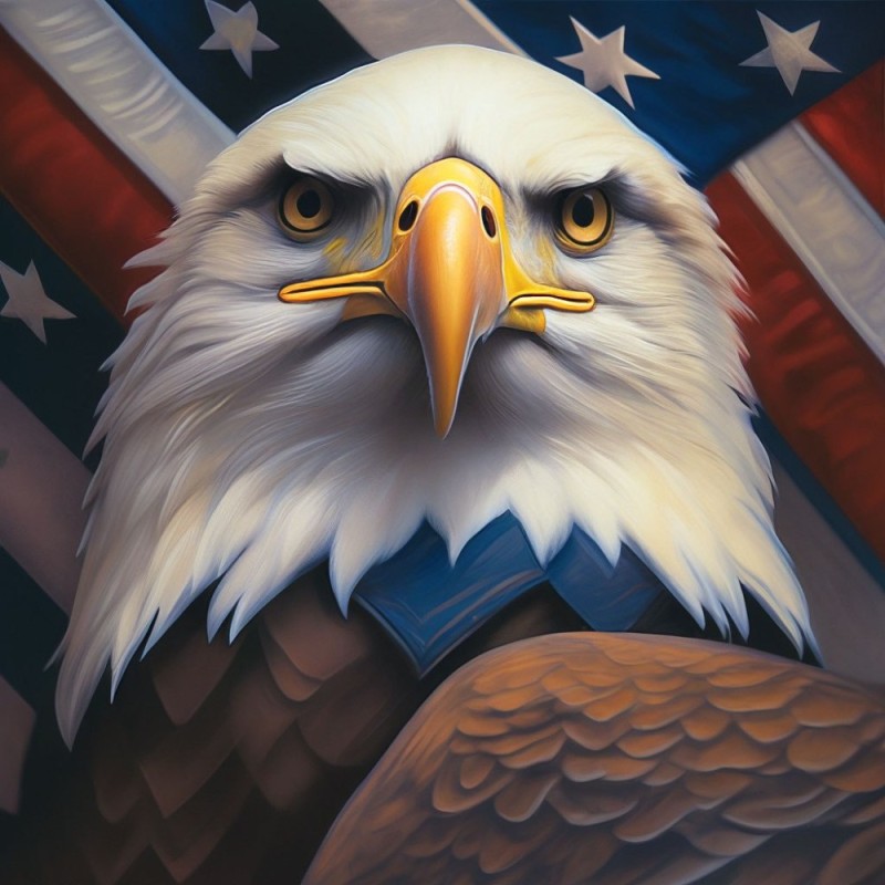 Create meme: bald eagle, The symbol of America is the bald eagle, eagle 