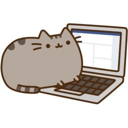 Create meme: cat, stickers, github