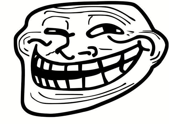 Create meme: trollfaces, Troll , a trollface without a background