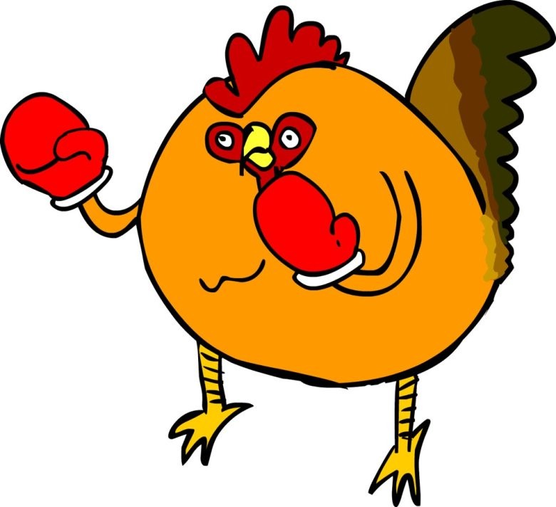 Create meme: cartoon chicken, chicken , cartoon chicken