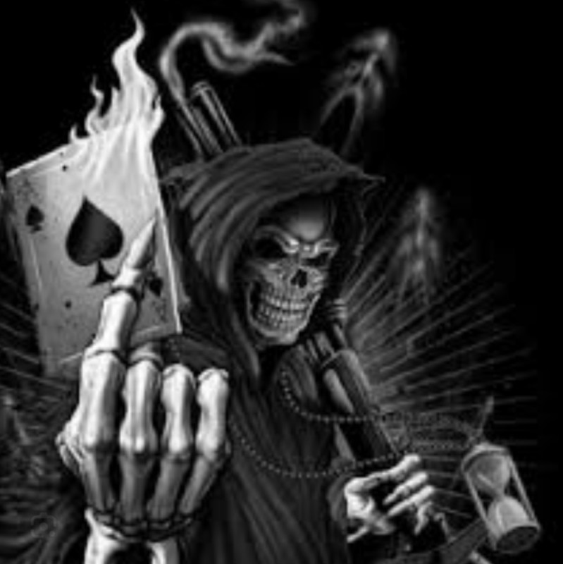 Create meme: the grim Reaper , cool skeleton, skeleton with a gun