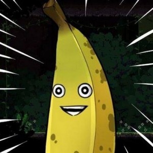 Create meme: a banana with eyes, funny banana