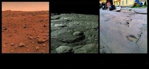 Создать мем: mars, марс и луна, железная дорога на марсе прикол