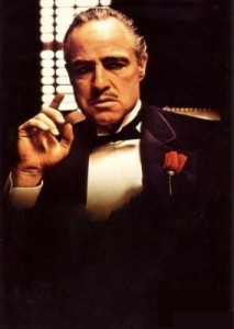 Create meme: don Corleone, thanks, the godfather poster, meme godfather