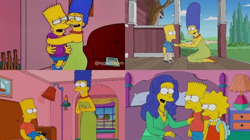 Create meme: Marge Simpson, simpsons art, Lisa Simpson