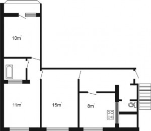 Создать мем: план квартиры 602 серии, Комната, планировка