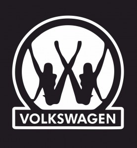 Create meme: car stickers, the volkswagen logo