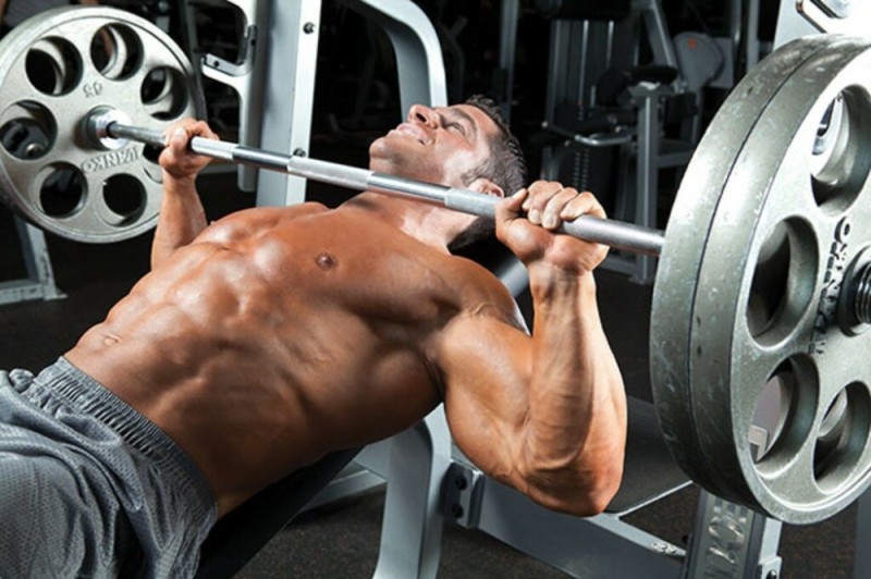 Create meme: barbell bench press, bench press with barbell, bench press bar