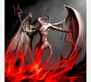 Create meme: devil art Lucifer, the demons of hell, Lucifer pictures of the devil