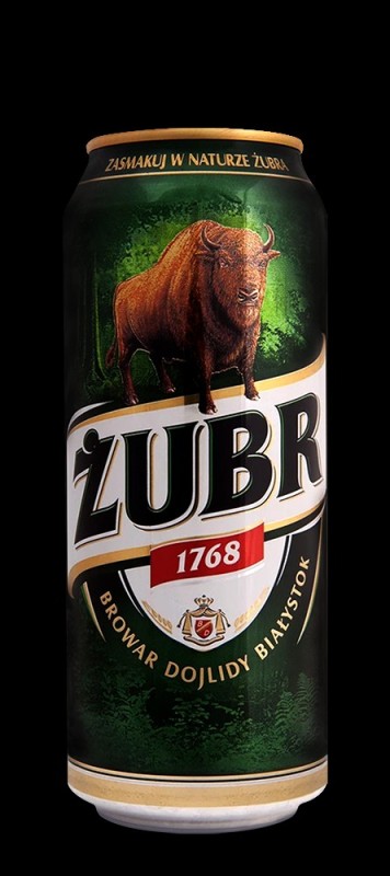 Создать мем: польское пиво марки зубр, пиво zubr, пиво зубр польша