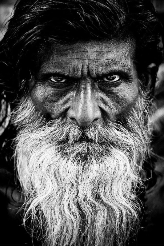 Create meme: the old man with a beard, portrait of an old man, black and white portraits of old people