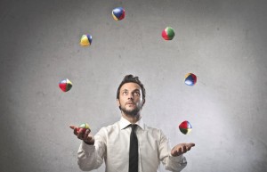 Create meme: juggler with balls, businessman juggling, a man juggles