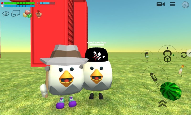 Create meme: chicken gun 2, screenshot , chicken gun game