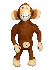 Create meme: monkeys Mason and Phil of Madagascar, chimpanzees Mason, doll monkey