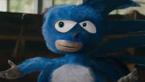 Создать мем: sonic the hedgehog: the movie, соник в кино 2020, sonic фильм 2019