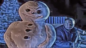 Создать мем: злой снеговик, jack frost 1997, снеговик 1997