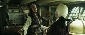 Создать мем: джонни депп пираты карибского моря на краю света, капитан джек воробей и лорд беккет, пираты карибского моря