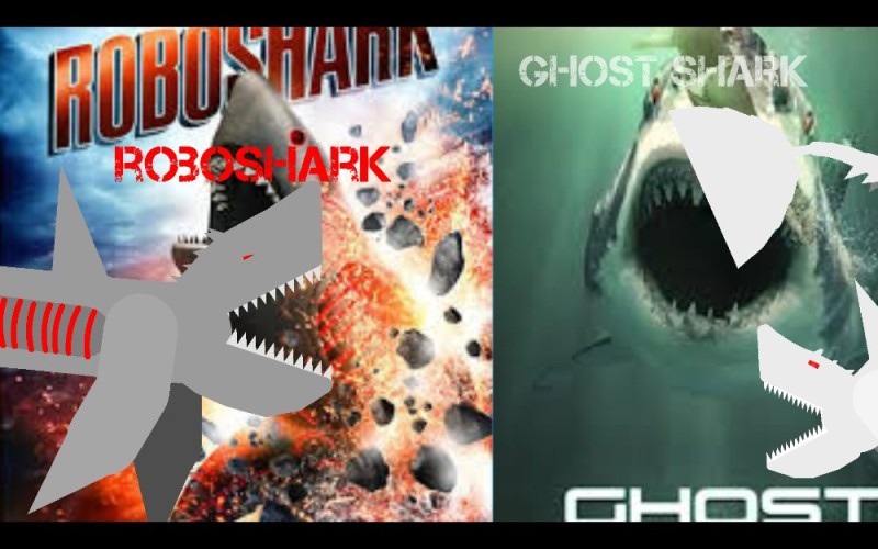 Create meme: Shark Robot movie 2015, robo shark, Shark Tornado 2