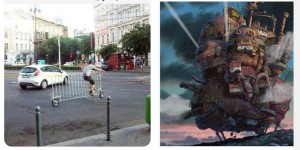 Create meme: game horizon zero dawn, howl's moving castle