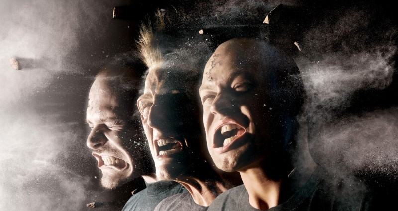 Create meme: group noisia, noisia split the atom, noisia