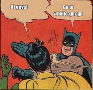 Create meme: Batman and Robin slap, Batman has Robin, Batman