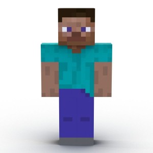 Create meme: minecraft Steve, herobrine