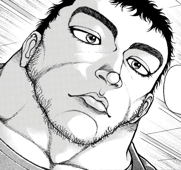 Create meme: bucky the fighter, manga fighter baki, Manga is hard