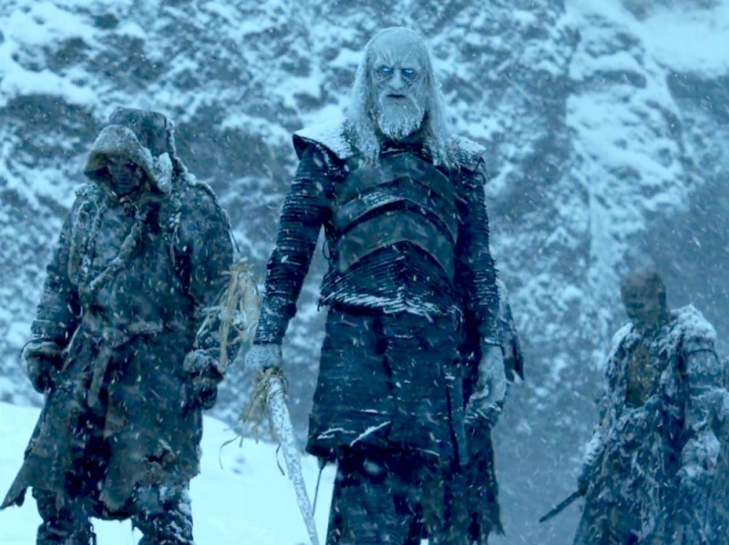 Create meme: white walkers game of thrones, walkers game of thrones, white walker