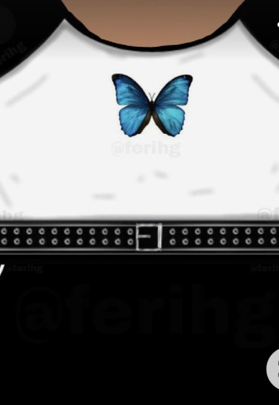 Создать мем: shirt roblox, голубая бабочка стикер, бабочка синяя