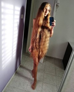 Create meme: large hair pictures, shaggy long hair, very long hair Rapunzel