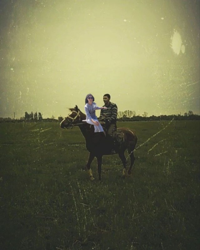 Create meme: horseback riding, photos of friends, people 