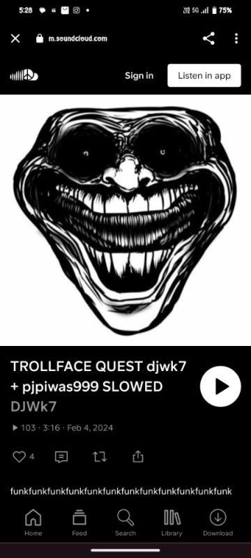 Create meme: horror trollface, scary troll face, Troll face 