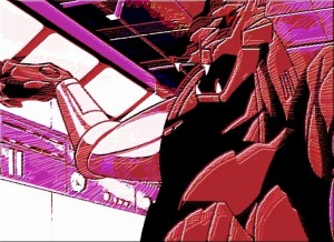 Create meme: evangelion Eva 01, miles Morales gwenpool, transformers g1 GIF