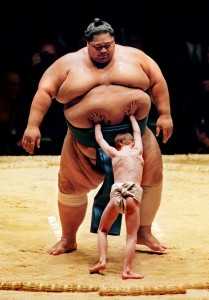 Создать мем: сумо веселые картинки, борец сумо, японский сумоист гигант