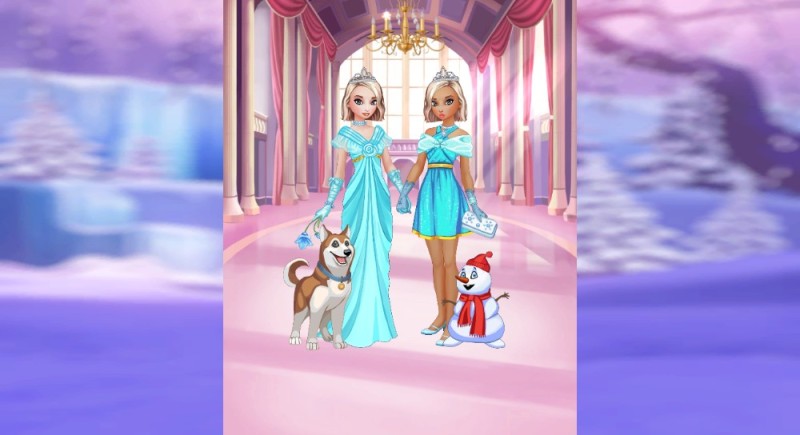 Create meme: the game Elsa and Anna princess 2, elsa's kingdom game, cinderella story game