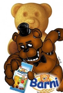 Create meme: bear Freddy, freddy, five nights at Freddy's