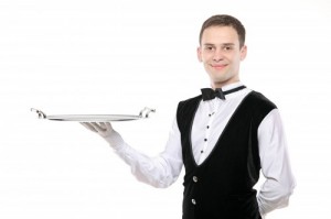 Create meme: The waiter