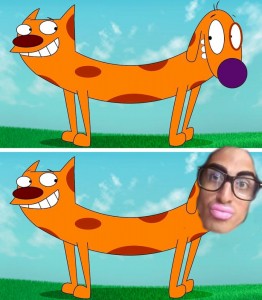 Create meme: cartoon catdog, catdog figure, cartoon catdog