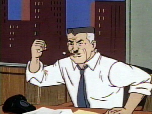 Create meme: spider-man J. Jonah jameson, John jameson, J. Jonah jameson