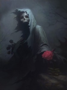 Создать мем: grim reaper art, темные арты, reaper art