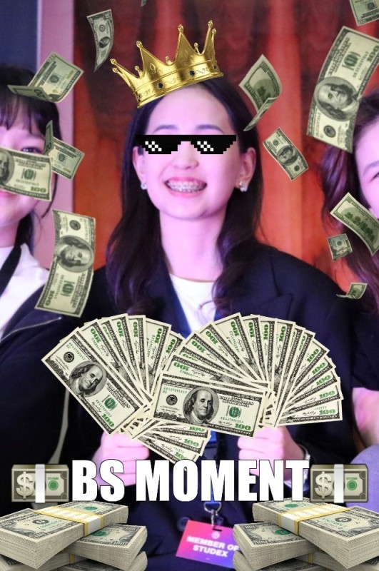 Create meme: girl , On the money, girl with money
