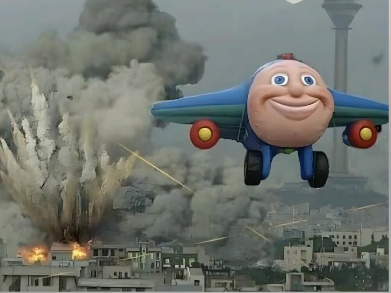 Создать мем: мем самолет улетает от взрыва, самолётик джей джей 2021, самолетик мем