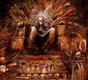 Create meme: Golden throne of the Emperor of Warhammer 40000, God Emperor on the Golden throne, the Emperor Warhammer 40K on the throne